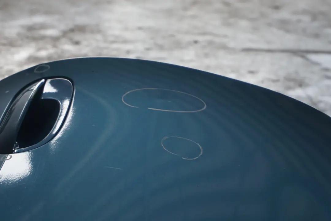 BMW Z4 Series E85 Convertible Front Left Door N/S Maledivenblau Maldives Blue - SKU 7201637-MAB - Part number 7201637