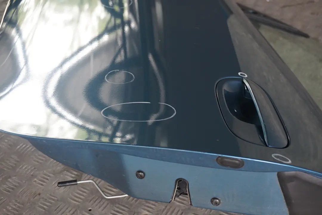 BMW Z4 Series E85 Convertible Front Left Door N/S Maledivenblau Maldives Blue - SKU 7201637-MAB - Part number 7201637