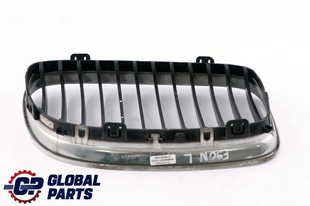 BMW E90 E91 LCI Parachoques delantero Centro Rejilla Cromo Izquierda - SKU 7201969 - Número de pieza 7201969