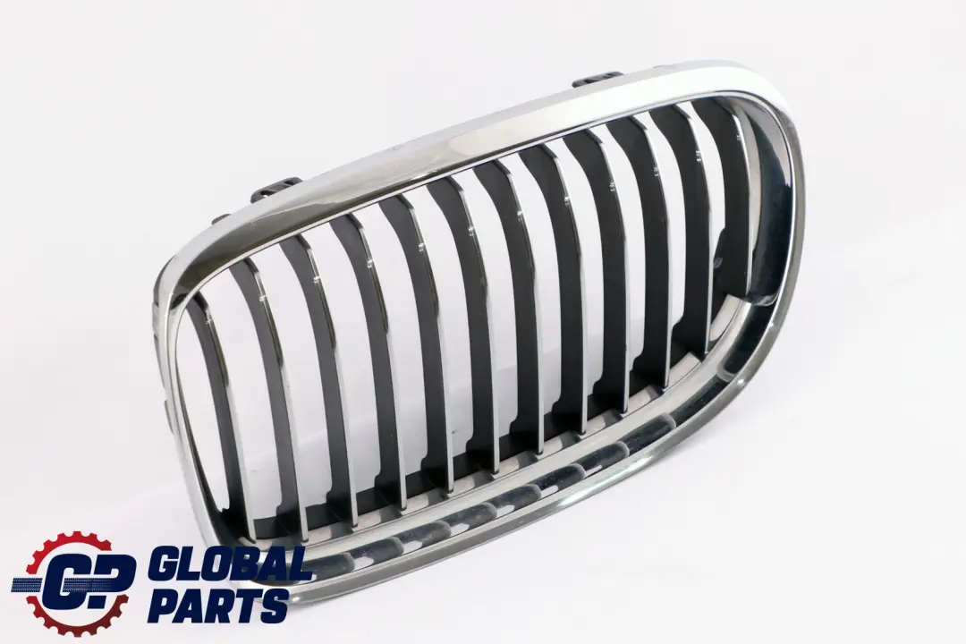 Parachoques delantero Centro Rejilla Cromo Izquierda para BMW E90 E91 LCI con número de pieza 7201969 BMW E90 E91 LCI Parachoques delantero Centro Rejilla Cromo Izquierda - SKU 7201969 - Número de pieza 7201969