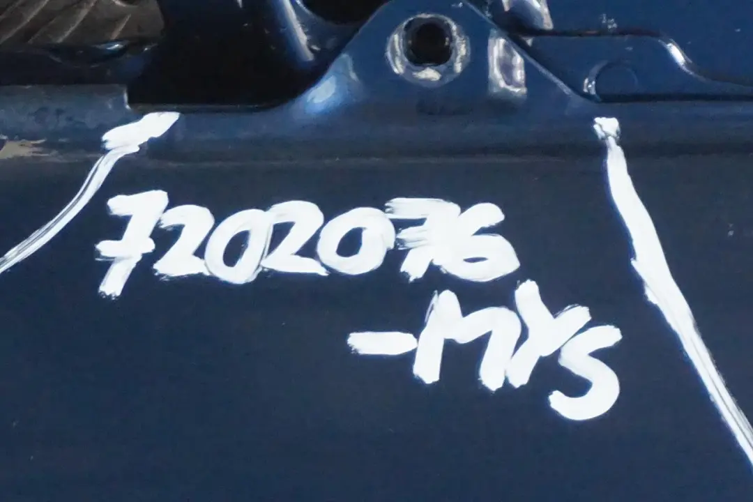 BMW 6 E63 E64 Puerta Delantera Derecha Mysticblau Mystic Blue Metallic - A07 - SKU 7202076-MYS - Número de pieza 7202076