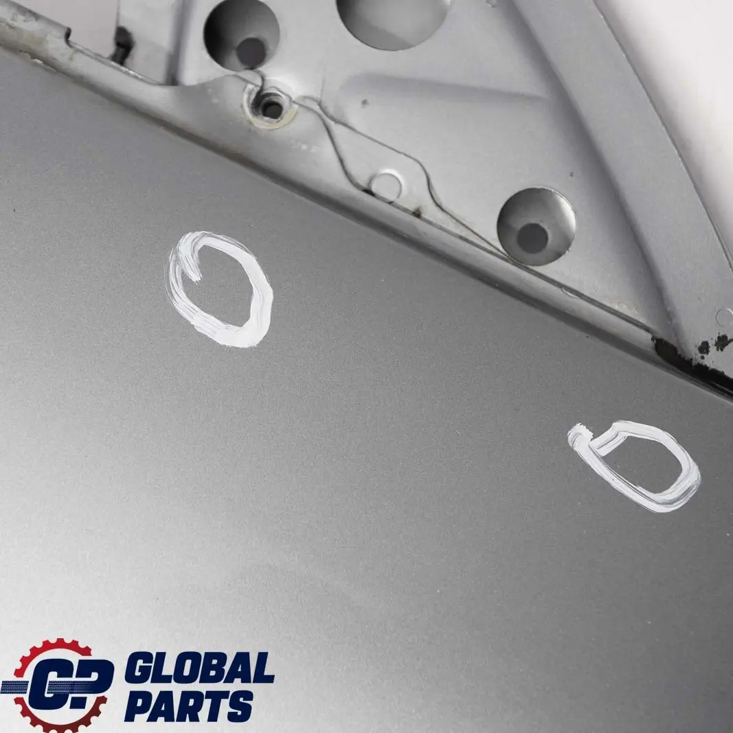 BMW 6 E63 E64 Door Front Right O/S Silbergrau Silver Grey Metallic - A08 - SKU 7202076-SBG - Part number 7202076