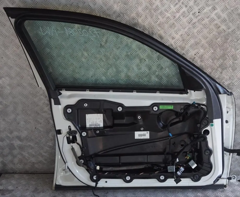 BMW 7 Series E65 E66 Door Front Left N/S Alpinweiss Alpine White - 300 - SKU 7202081-AW - Part number 7202081