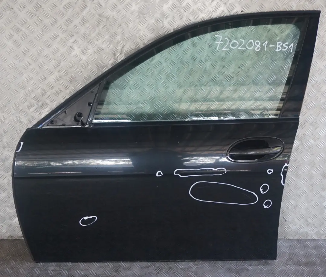 Drzwi lewe przednie przód black saphire do BMW E65 o numerze 7202081 BMW E65 Drzwi lewe przednie przód black saphire - SKU 7202081-BS2 - Numer Części 7202081
