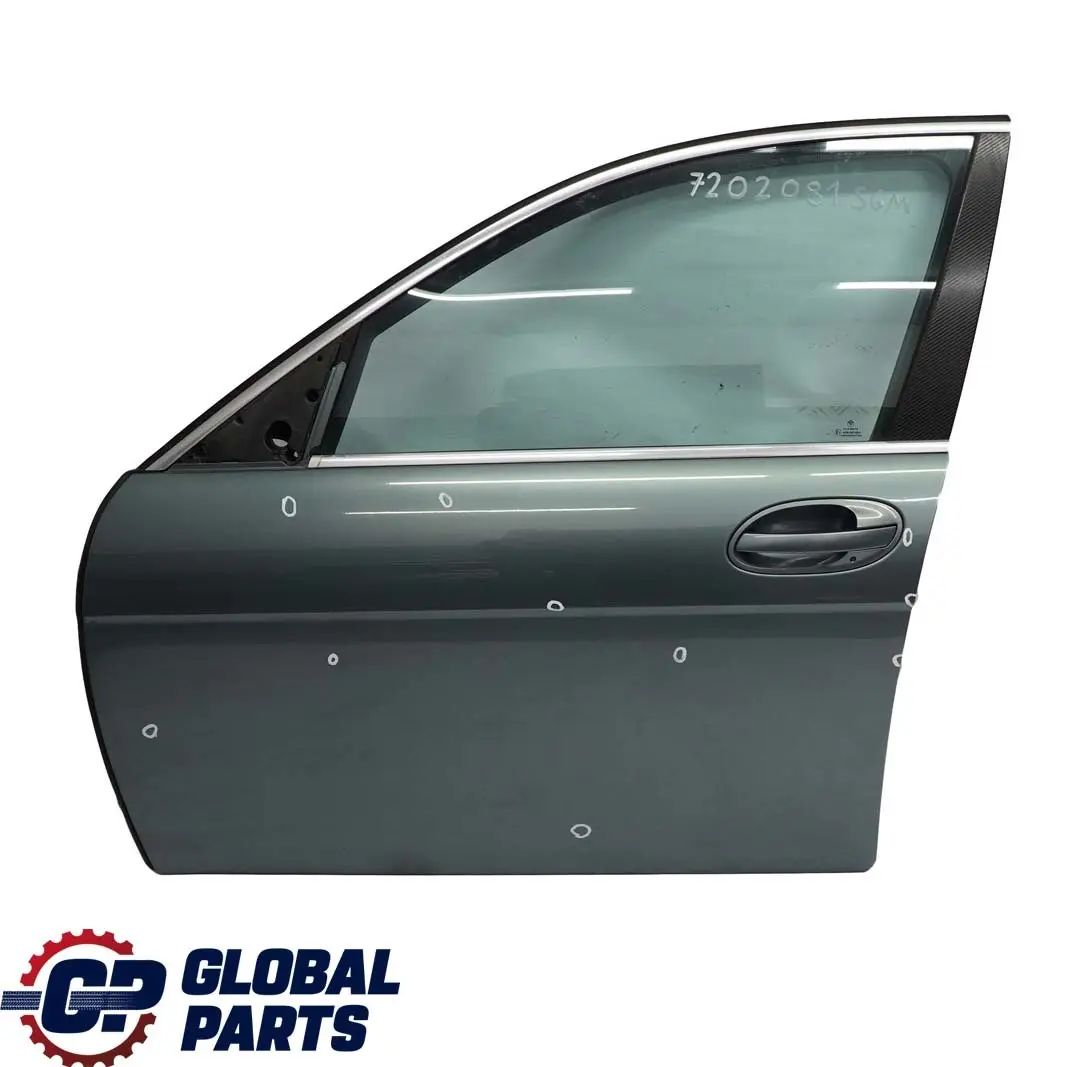 BMW 7 E65 E66 Door Front Left N/S Schiefergruen Slate Green Metallic - 449 - SKU 7202081-SGM - Part number 7202081