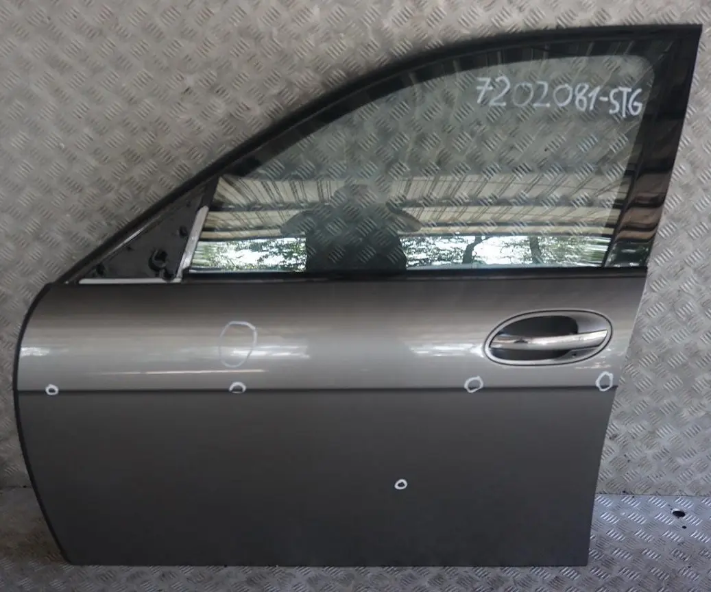 Door Front Left N/S Sterlinggrau Grey Metallic - 472 to BMW 7 Series E65 E66 with Part number 7202081 BMW 7 Series E65 E66 Door Front Left N/S Sterlinggrau Grey Metallic - 472 - SKU 7202081-STG - Part number 7202081