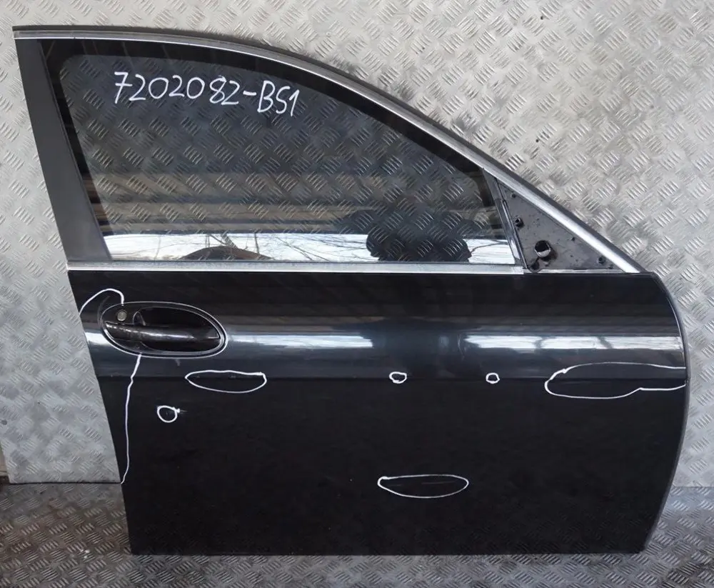 BMW 7 Series E65 E66 1 Door Front Right O/S Black Sapphire Metallic - 475 - SKU 7202082-BS1 - Part number 7202082