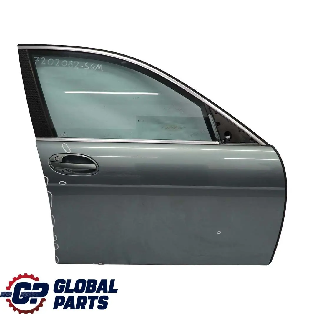 BMW 7 Series E65 E66 Door Front Right O/S Schiefergruen Slate Green - 449 - SKU 7202082-SGM - Part number 7202082