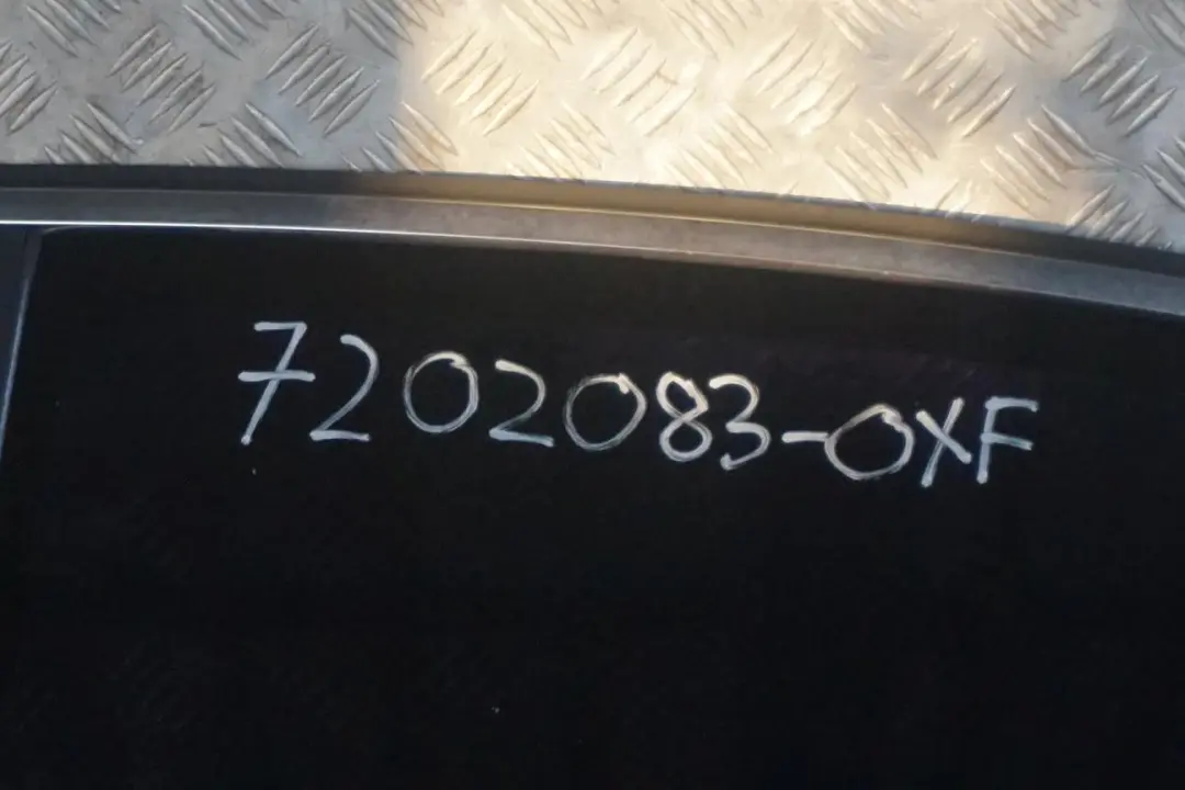 Door Rear Left N/S Oxfordgruen Oxford Green Metallic - 430 to BMW 7 Series E65 with Part number 7202083 BMW 7 Series E65 Door Rear Left N/S Oxfordgruen Oxford Green Metallic - 430 - SKU 7202083-OXF - Part number 7202083