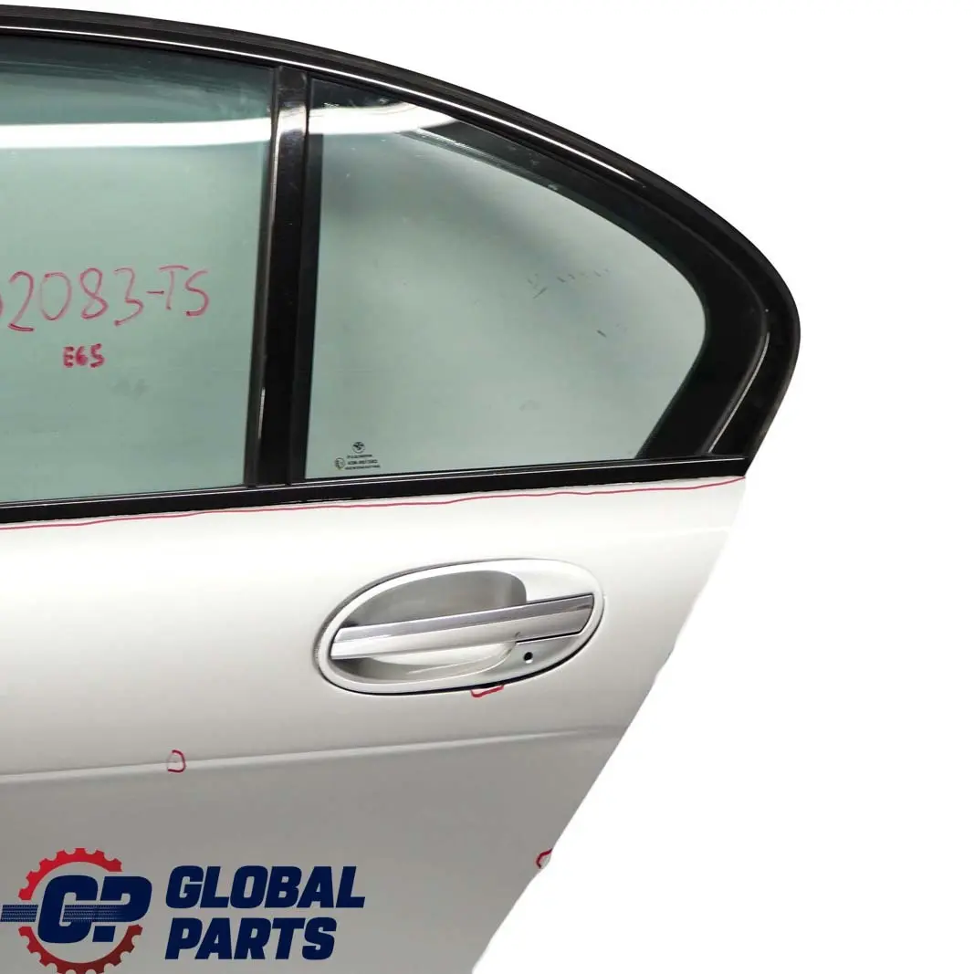 BMW 7 Series E65 Door Rear Left N/S Titansilber Titan Silver Metallic - 354 - SKU 7202083-TS - Part number 7202083