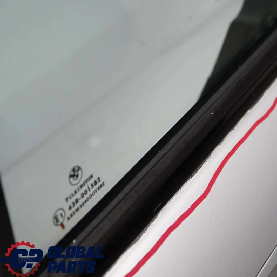 Door Rear Left N/S Titansilber Titan Silver Metallic - 354 to BMW 7 Series E65 with Part number 7202083 BMW 7 Series E65 Door Rear Left N/S Titansilber Titan Silver Metallic - 354 - SKU 7202083-TS - Part number 7202083