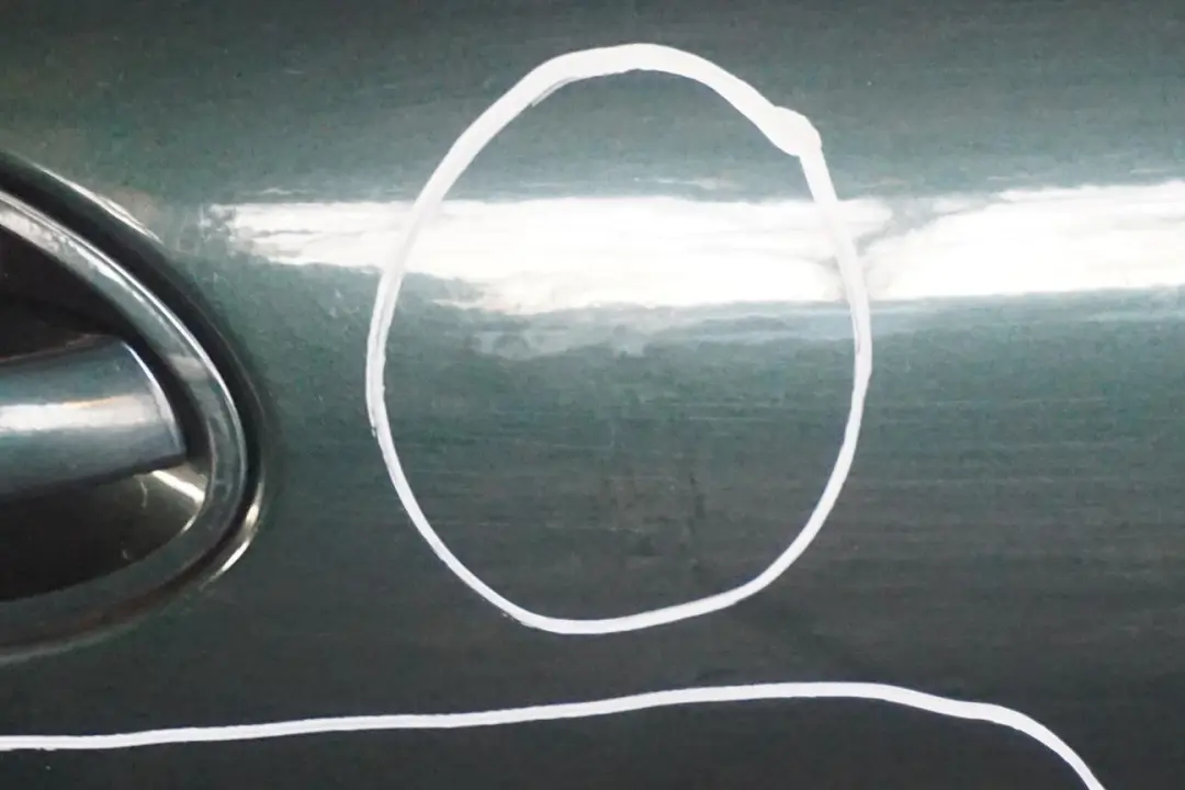 BMW E65 Passeggero Portiera Posteriore Destra Verde Oxford Metallico - 430 - SKU 7202084-OXF - Numero di parte 7202084