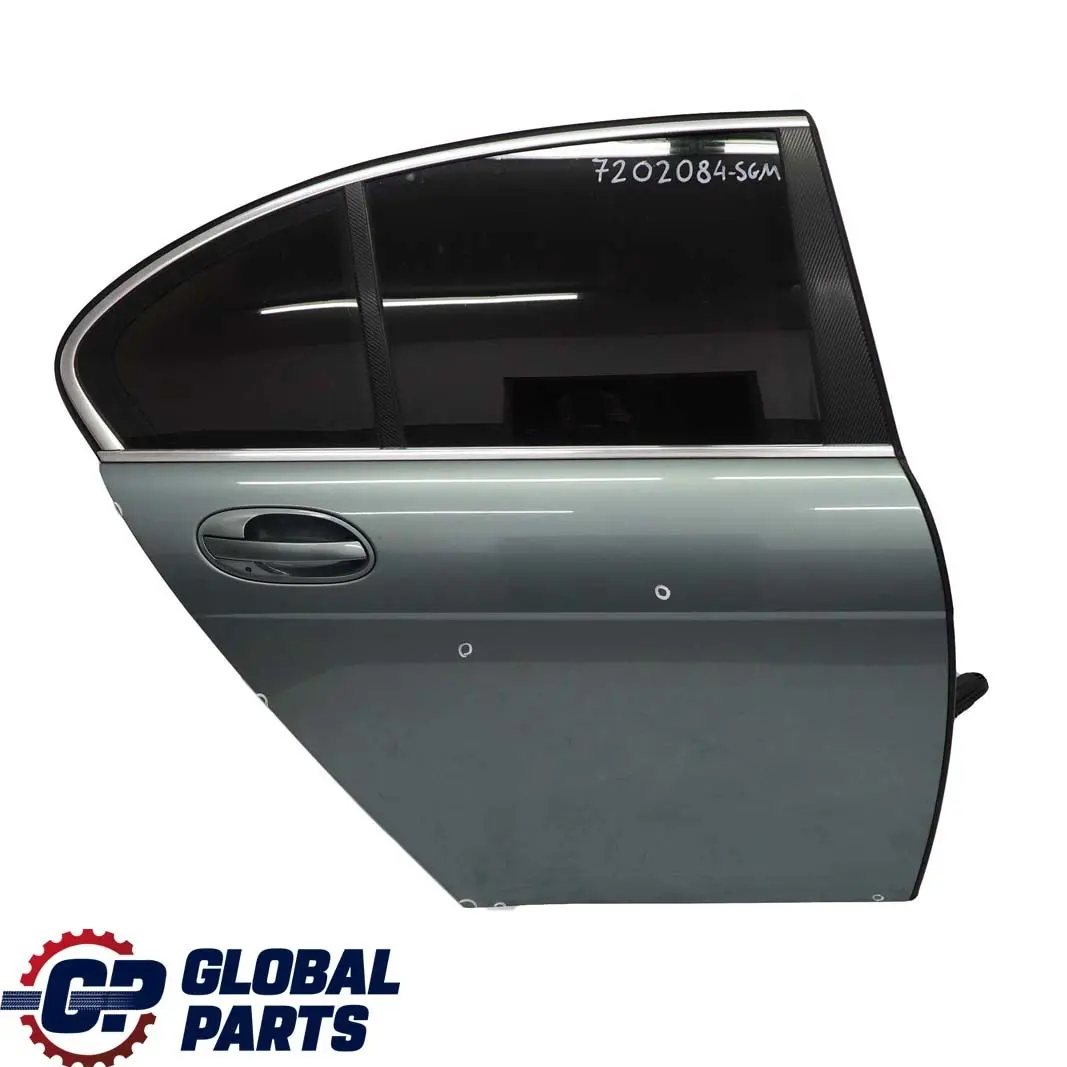 BMW E65 Puerta Trasera Derecha Schiefergruen Verde Pizarra Metalizado - 449 - SKU 7202084-SGM - Número de pieza 7202084
