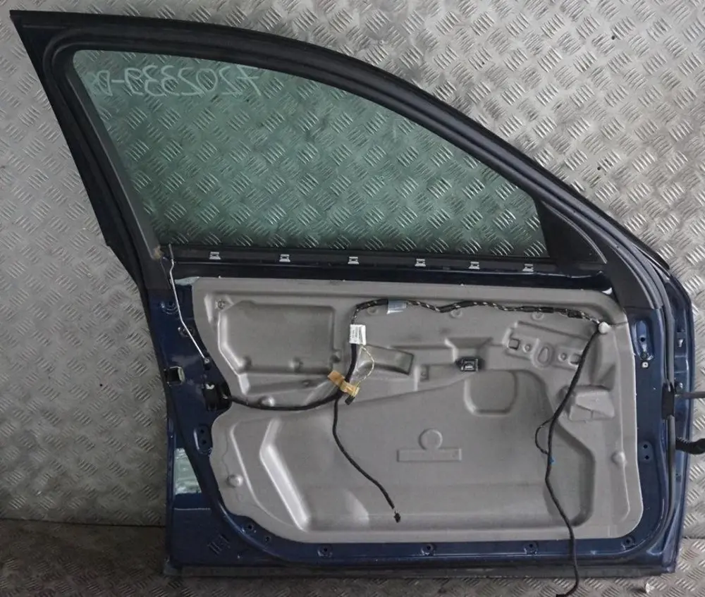  Genuine BMW 5 SERIES E60 E61 Door Front Left N/S Tiefseeblau Deep Sea Blue A76 - SKU 7202339-DSB - Part number 7202339