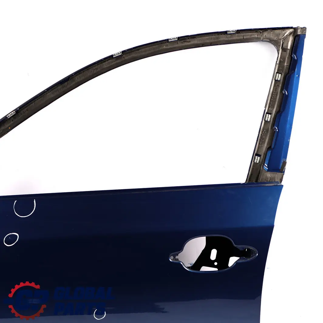 Door Front Left N/S Le Mans Blau Blue Metallic - 381 to BMW 5 Series E60 E61 with Part number 7202339 BMW 5 Series E60 E61 Door Front Left N/S Le Mans Blau Blue Metallic - 381 - SKU 7202339-LMB - Part number 7202339