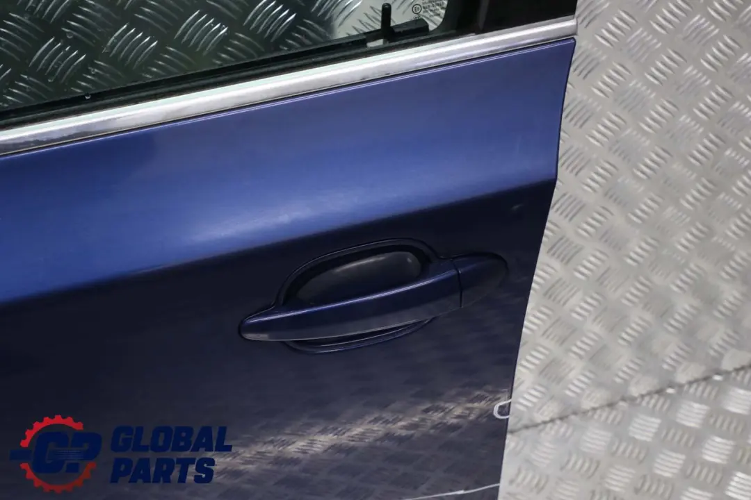 BMW 5 er E60 E61 2 LCI Fahrerseite Tür vorne links Mysticblau Metallic A07 - SKU 7202339-MYS2 - Teilenummer 7202339