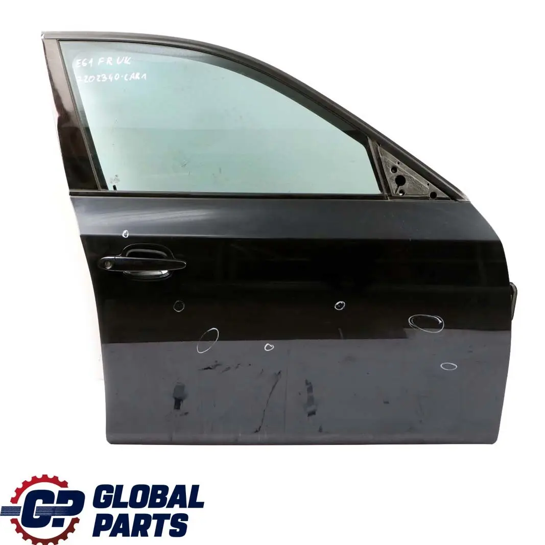 Door Front Right O/S Carbonschwarz Carbon Black - 416 to BMW 5 Series 5 E60 E61 with Part number 7202340 BMW 5 Series 5 E60 E61 Door Front Right O/S Carbonschwarz Carbon Black - 416 - SKU 7202340-CAR1 - Part number 7202340