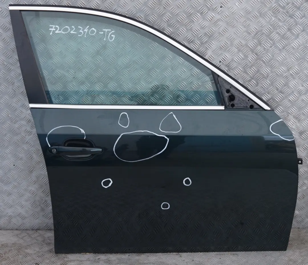 BMW 5 E60 E61 LCI Beifahrer Tür vorne rechts Orientblau Orient Blau Metallic - SKU 7202340-TG - Teilenummer 7202340