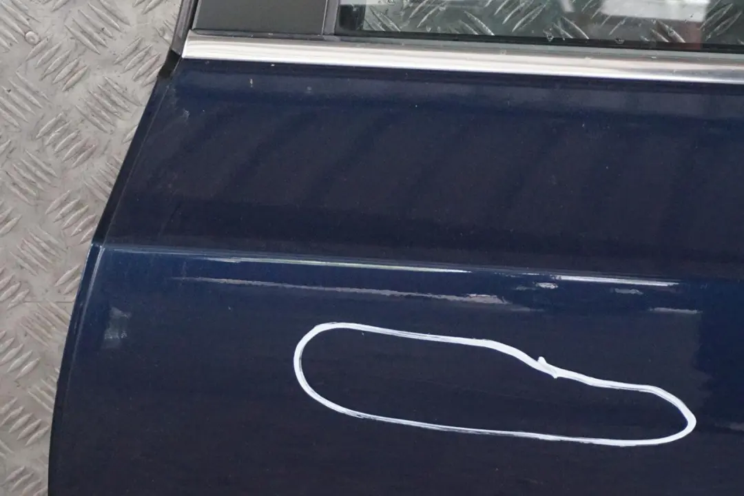 BMW 5 Series E60 1 Rear Left Door N/S Tiefseeblau Deep Sea Blue Metallic - A76 - SKU 7202341-DSB1 - Part number 7202341