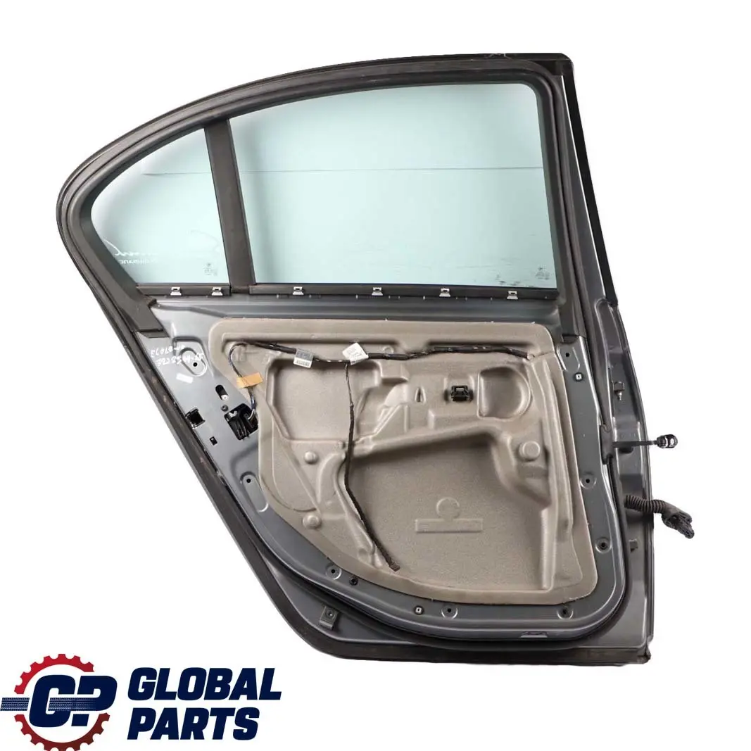 Door Rear Left N/S Silbergrau Silver Grey Metallic - A08 to BMW 5 Series E60 E60N with Part number 7202341 BMW 5 Series E60 E60N Door Rear Left N/S Silbergrau Silver Grey Metallic - A08 - SKU 7202341-SBG - Part number 7202341