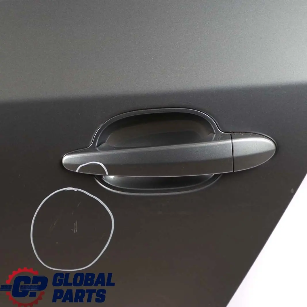 Door Rear Left N/S Silbergrau Silver Grey Metallic - A08 to BMW 5 Series E60 E60N with Part number 7202341 BMW 5 Series E60 E60N Door Rear Left N/S Silbergrau Silver Grey Metallic - A08 - SKU 7202341-SBG - Part number 7202341