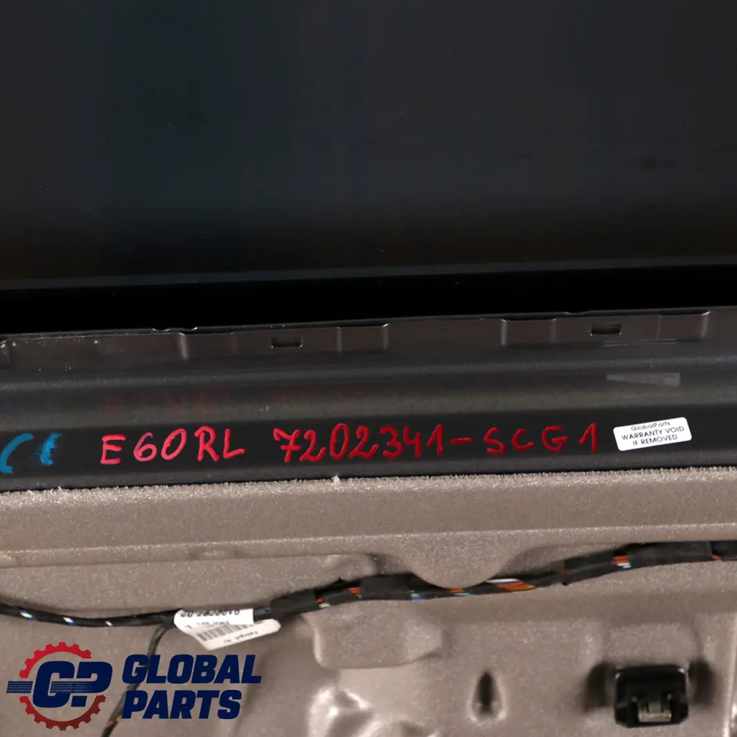 Left Door N/S Spacegrau Space Grey Metallic - A52 to BMW 5 Series E60 1 Rear with Part number 7202341 BMW 5 Series E60 1 Rear Left Door N/S Spacegrau Space Grey Metallic - A52 - SKU 7202341-SCG1 - Part number 7202341