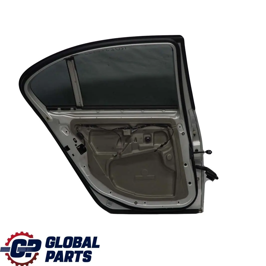 BMW 5 Series E60 5 Rear Left Door N/S Titansilber Titan Silver Metallic - 354 - SKU 7202341-TS5 - Part number 7202341