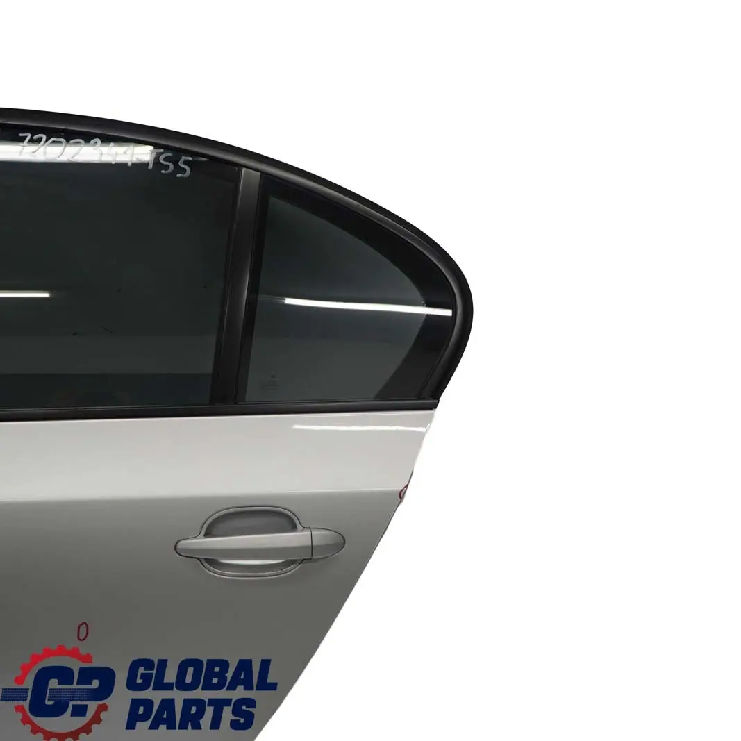 BMW 5 Series E60 5 Rear Left Door N/S Titansilber Titan Silver Metallic - 354 - SKU 7202341-TS5 - Part number 7202341