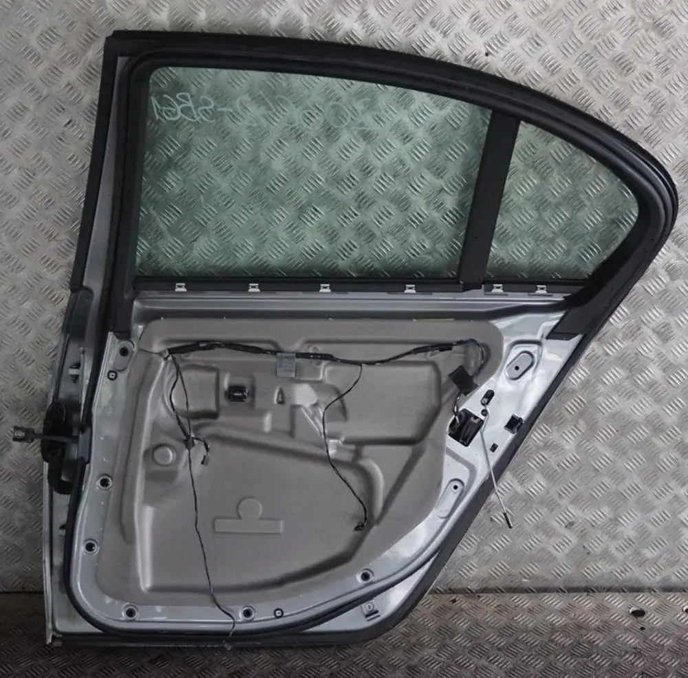 BMW 5 Series E60 1 Door Rear Right O/S Silbergrau Silver Grey Metallic - A08 - SKU 7202342-SBG1 - Part number 7202342