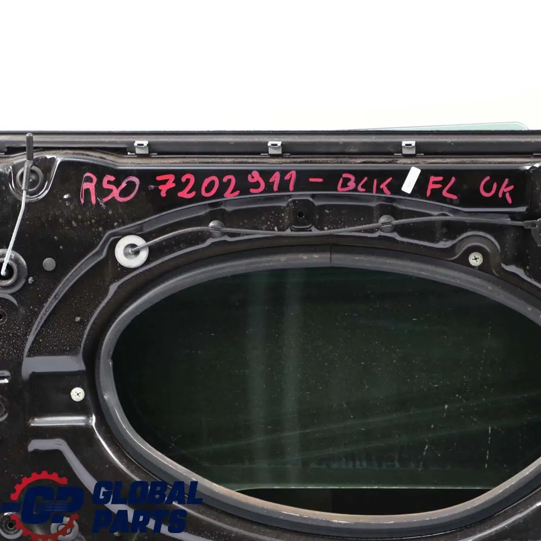 Front Left Door N/S Black to Mini Cooper One R50 R52 R53 with Part number 7202911 Mini Cooper One R50 R52 R53 Front Left Door N/S Black - SKU 7202911-BLK - Part number 7202911