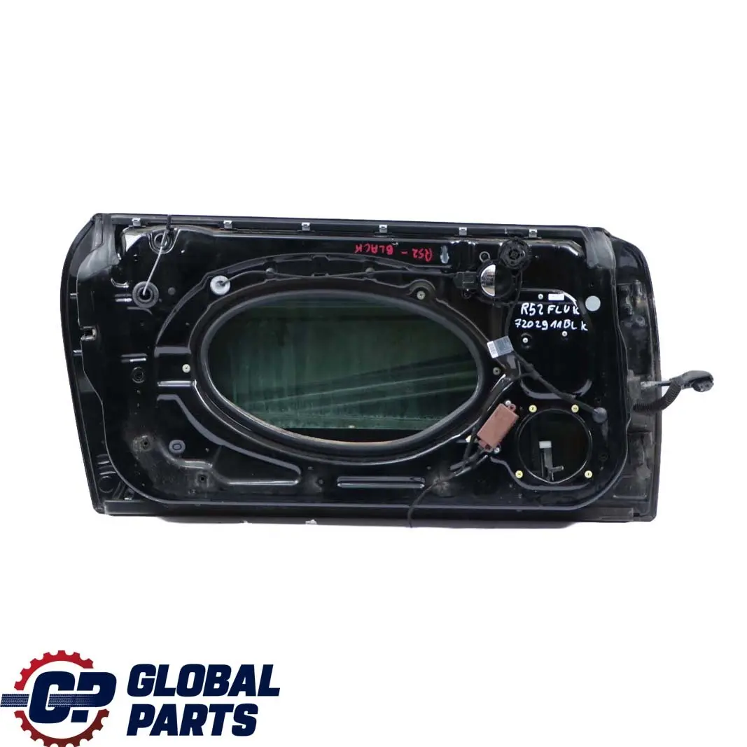 Front Left Door N/S Black to Mini Cooper One 1 R50 R52 R53 with Part number 7202911 Mini Cooper One 1 R50 R52 R53 Front Left Door N/S Black - SKU 7202911-BLK1 - Part number 7202911