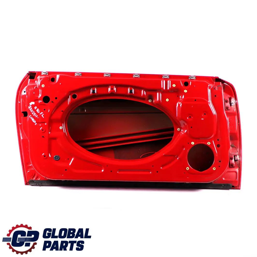 Front Left Door N/S Chili Red - 851 to Mini Cooper One 1 R50 R52 R53 with Part number 7202911 Mini Cooper One 1 R50 R52 R53 Front Left Door N/S Chili Red - 851 - SKU 7202911-CHRED1 - Part number 7202911