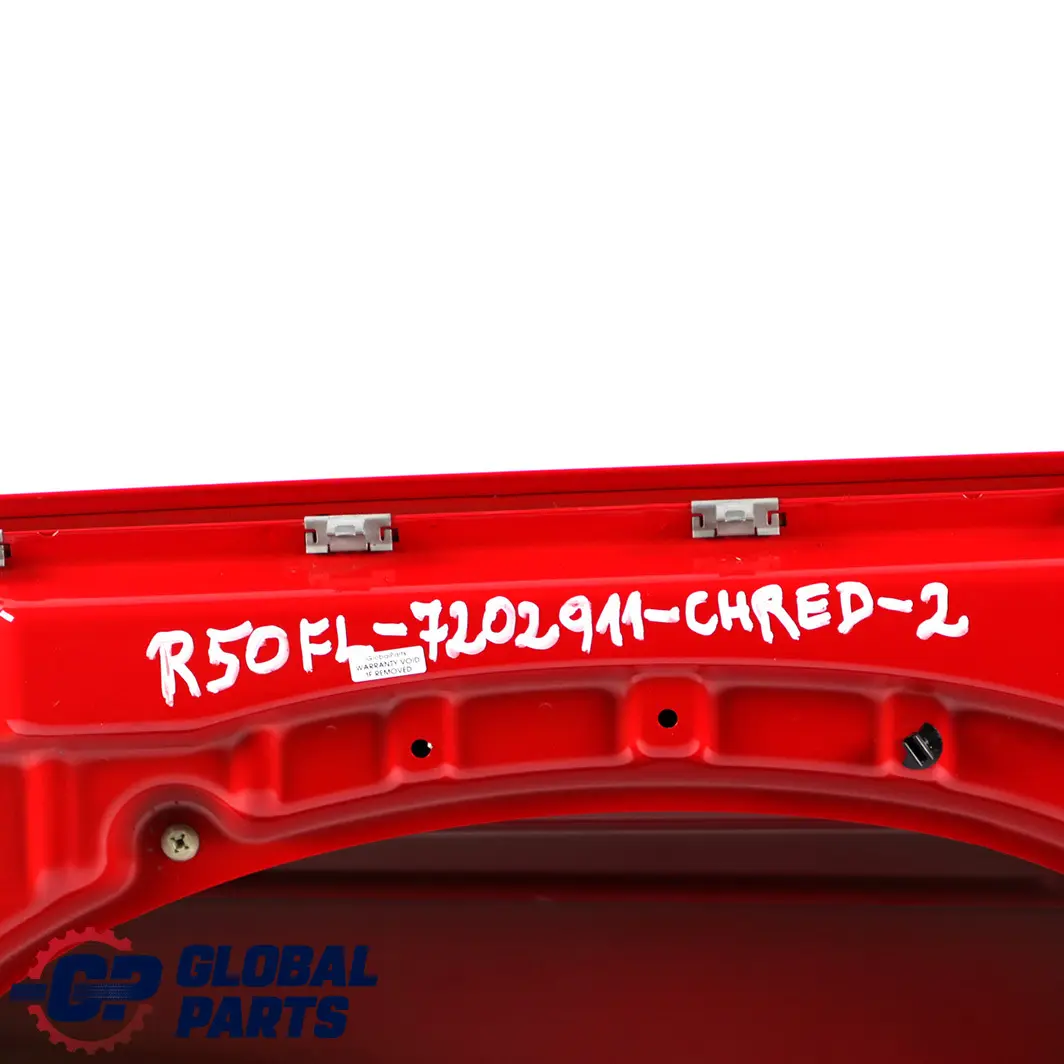 Tür Vorne Links Chili Red Rot - 851 für BMW Mini Cooper One R50 R52 R53 1 mit Teilenummer 7202911 BMW Mini Cooper One R50 R52 R53 1 Tür Vorne Links Chili Red Rot - 851 - SKU 7202911-CHRED2 - Teilenummer 7202911