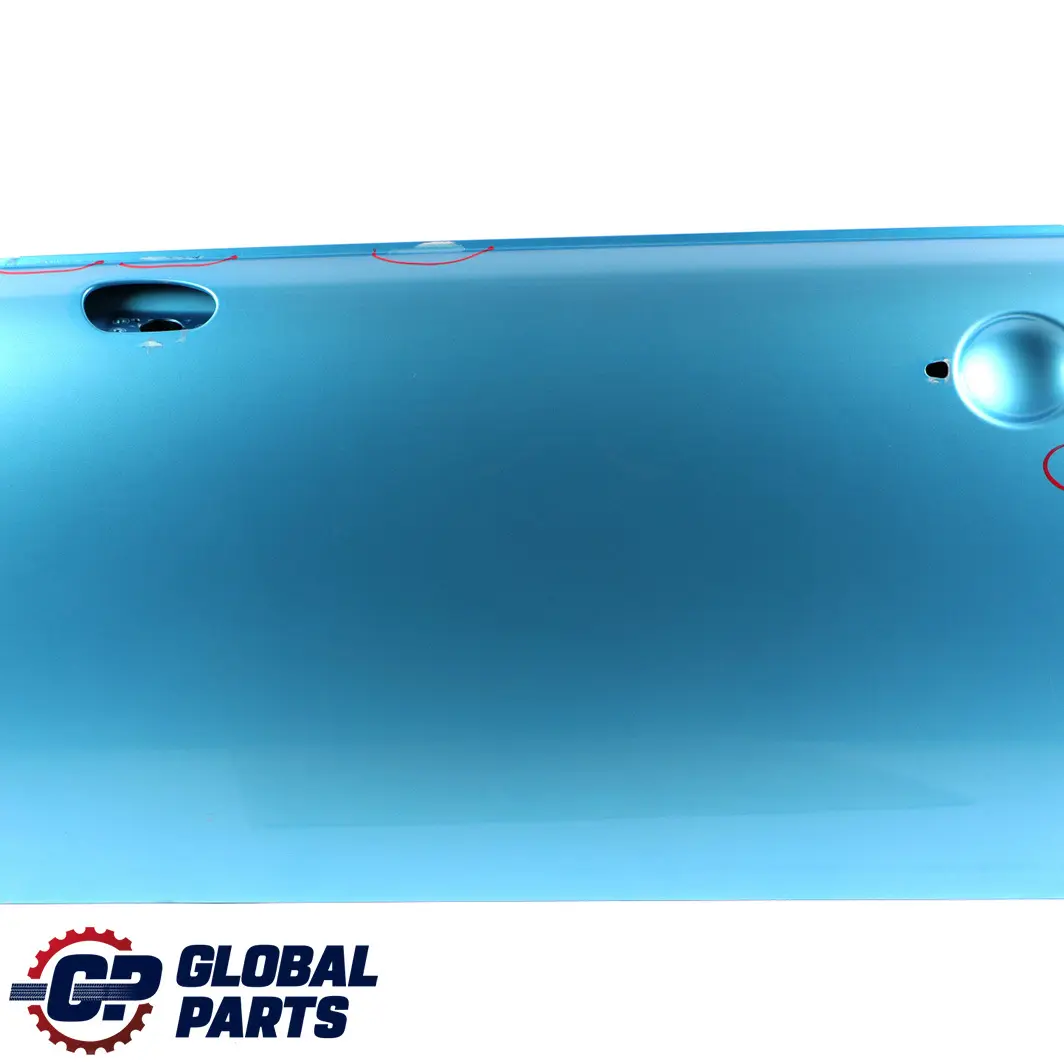 Front Left Door N/S Electric Blue Metallic - 870 to Mini Cooper One 1 R50 R52 R53 with Part number 7202911 Mini Cooper One 1 R50 R52 R53 Front Left Door N/S Electric Blue Metallic - 870 - SKU 7202911-ELB1 - Part number 7202911