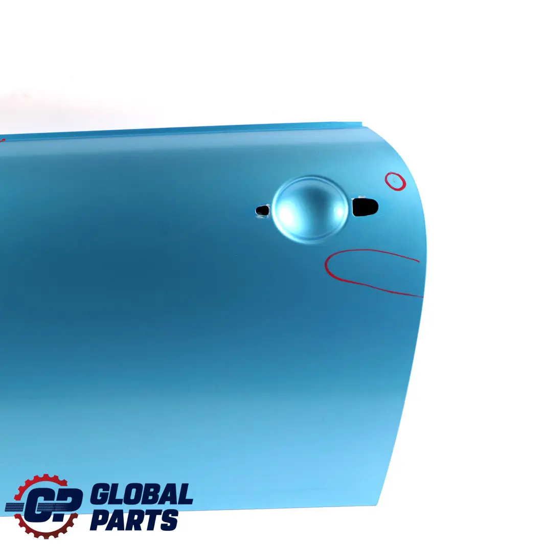 Front Left Door N/S Electric Blue Metallic - 870 to Mini Cooper One 1 R50 R52 R53 with Part number 7202911 Mini Cooper One 1 R50 R52 R53 Front Left Door N/S Electric Blue Metallic - 870 - SKU 7202911-ELB1 - Part number 7202911