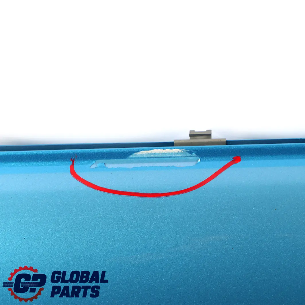 Front Left Door N/S Electric Blue Metallic - 870 to Mini Cooper One 1 R50 R52 R53 with Part number 7202911 Mini Cooper One 1 R50 R52 R53 Front Left Door N/S Electric Blue Metallic - 870 - SKU 7202911-ELB1 - Part number 7202911