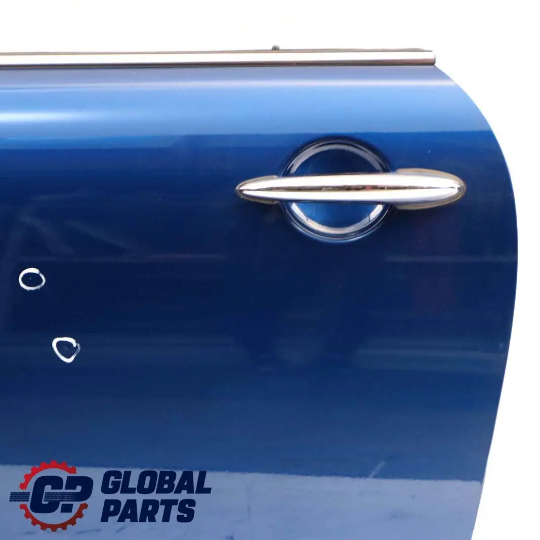 Front Left Door N/S Indi Blue Metallic - 896 to Mini Cooper One R50 R52 R53 with Part number 7202911 Mini Cooper One R50 R52 R53 Front Left Door N/S Indi Blue Metallic - 896 - SKU 7202911-IB1 - Part number 7202911