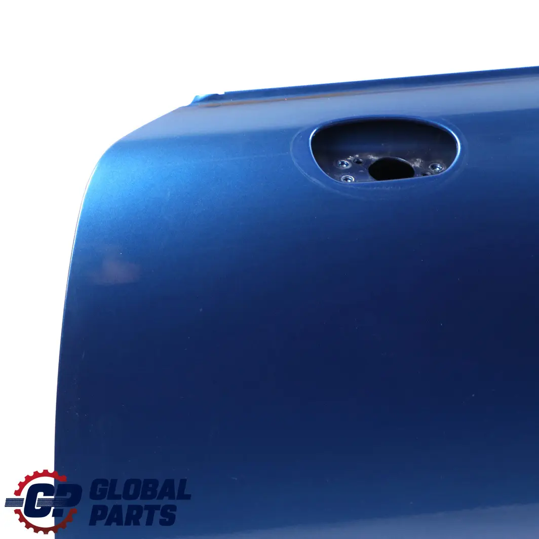 Front Left Door N/S Lightning Blue Metallic - A63 to Mini Cooper R50 R52 R53 with Part number 7202911 Mini Cooper R50 R52 R53 Front Left Door N/S Lightning Blue Metallic - A63 - SKU 7202911-LB - Part number 7202911