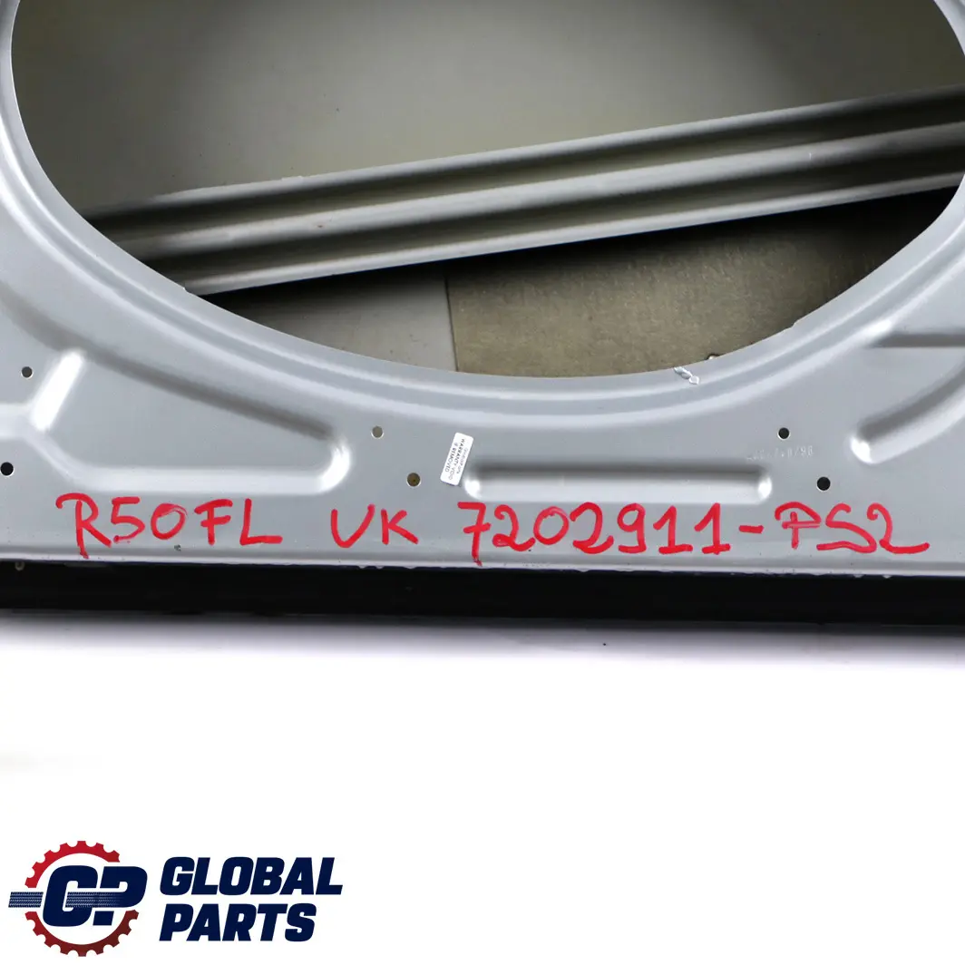 Front Left Door N/S Pure Silver Metallic - 900 to Mini Cooper One 2 R50 R52 R53 with Part number 7202911 Mini Cooper One 2 R50 R52 R53 Front Left Door N/S Pure Silver Metallic - 900 - SKU 7202911-PS2 - Part number 7202911