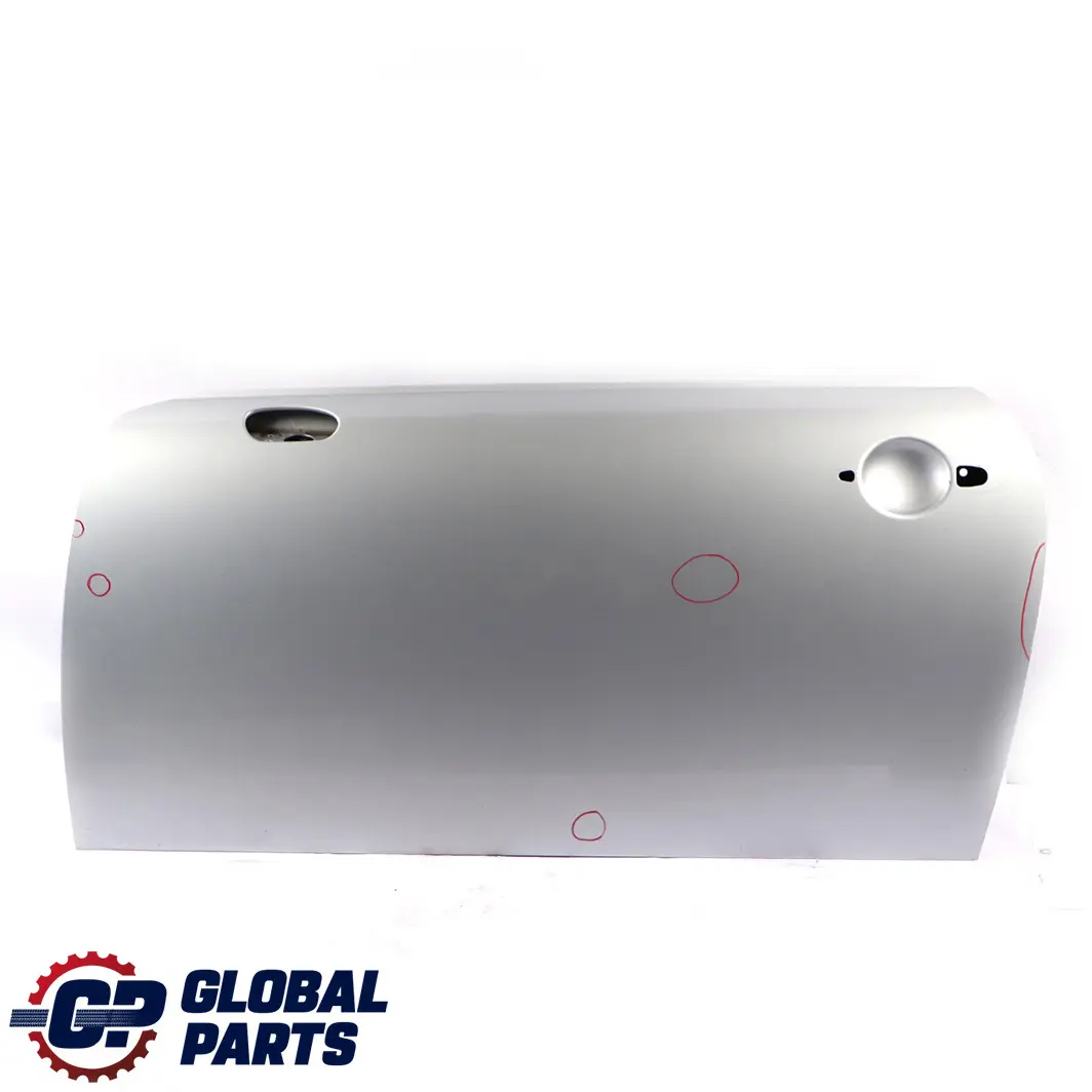 Front Left Door N/S Pure Silver Metallic - 900 to Mini Cooper One R50 R52 R53 with Part number 7202911 Mini Cooper One R50 R52 R53 Front Left Door N/S Pure Silver Metallic - 900 - SKU 7202911-PS4 - Part number 7202911