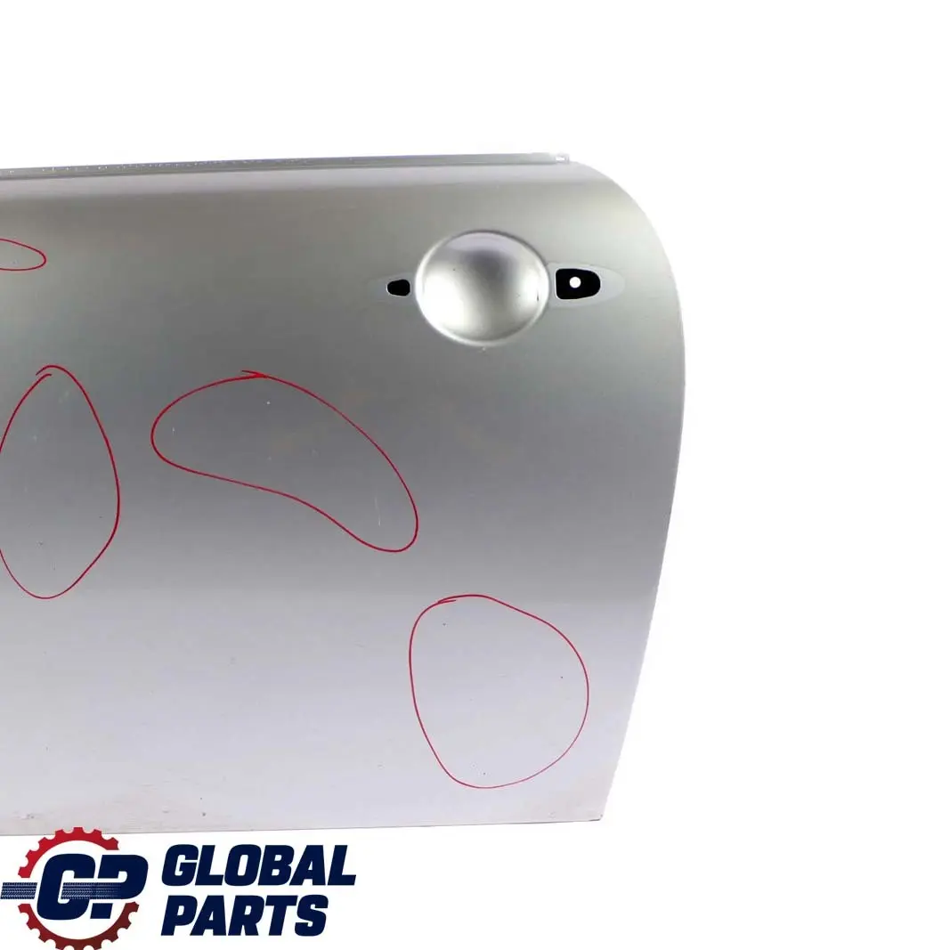 Front Left Door N/S Pure Silver Metallic 900 to BMW Mini Cooper One R50 R52 R53 6 with Part number 7202911 BMW Mini Cooper One R50 R52 R53 6 Front Left Door N/S Pure Silver Metallic 900 - SKU 7202911-PS6 - Part number 7202911