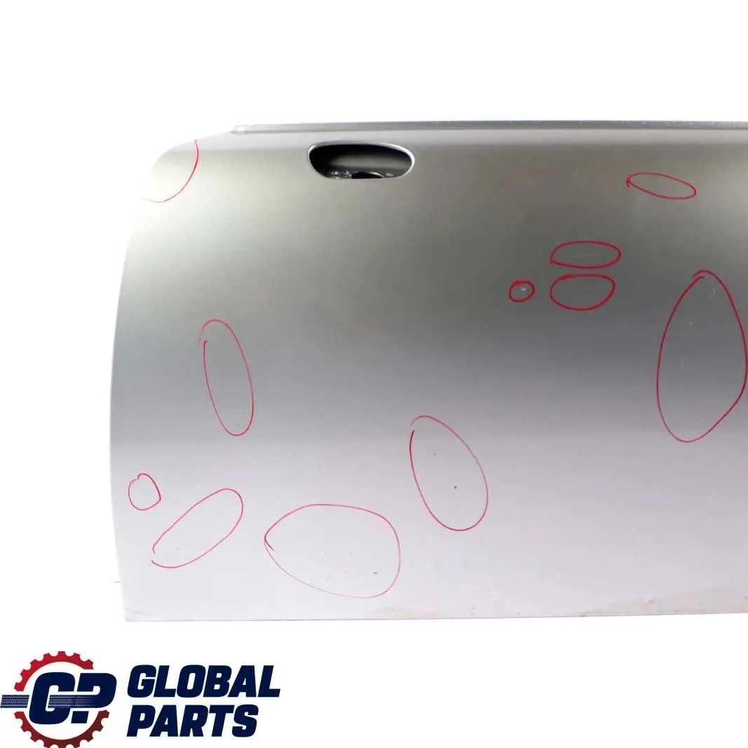 Front Left Door N/S Pure Silver Metallic 900 to BMW Mini Cooper One R50 R52 R53 6 with Part number 7202911 BMW Mini Cooper One R50 R52 R53 6 Front Left Door N/S Pure Silver Metallic 900 - SKU 7202911-PS6 - Part number 7202911