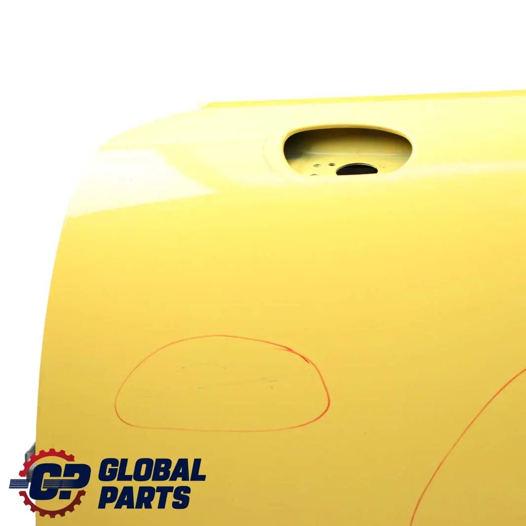 Mini Cooper One R50 R52 R53 Front Left Door N/S Liquid Yellow - 902 - SKU 7202911-YEL - Part number 7202911
