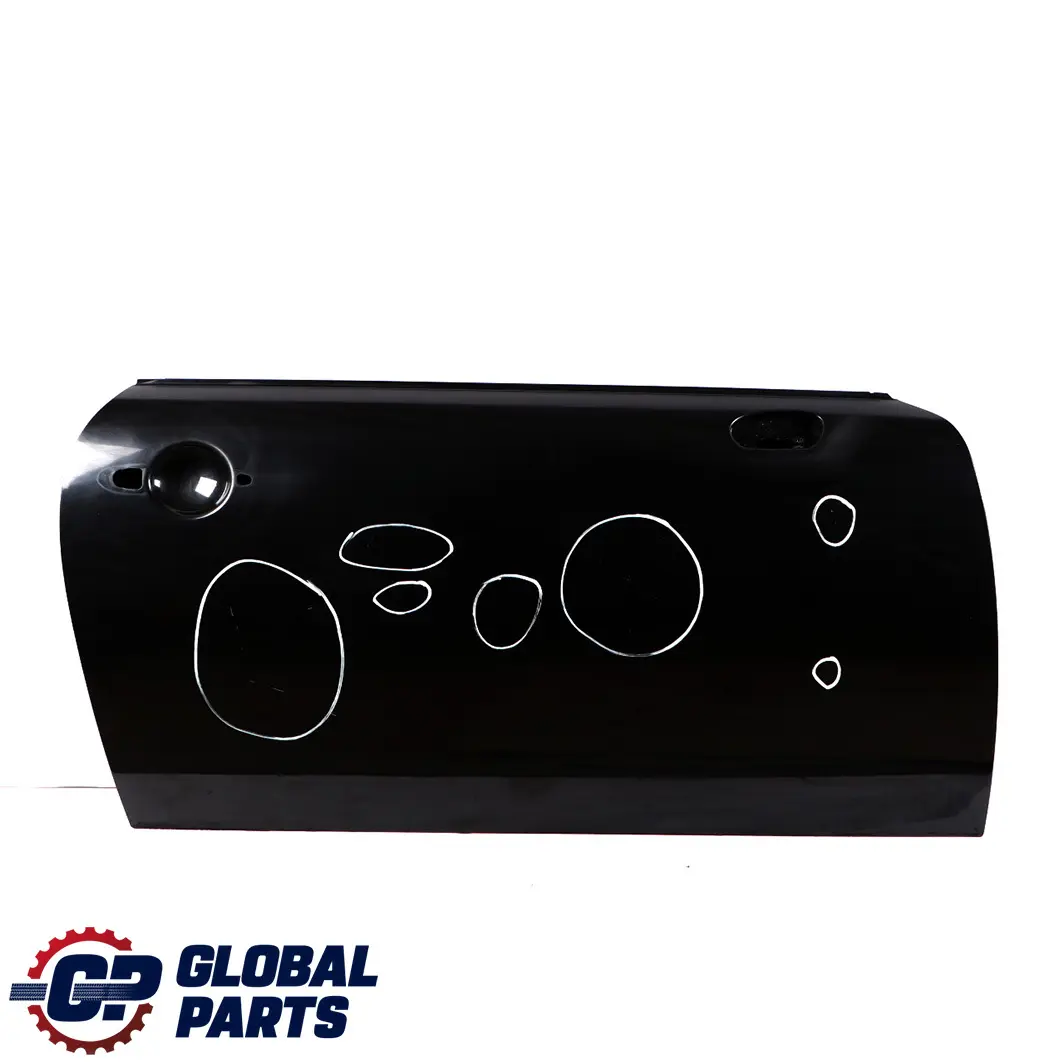 Front Right Door O/S Cosmosschwarz Black - 303 to Mini Cooper One R50 R52 R53 with Part number 7202912 Mini Cooper One R50 R52 R53 Front Right Door O/S Cosmosschwarz Black - 303 - SKU 7202912-COS - Part number 7202912