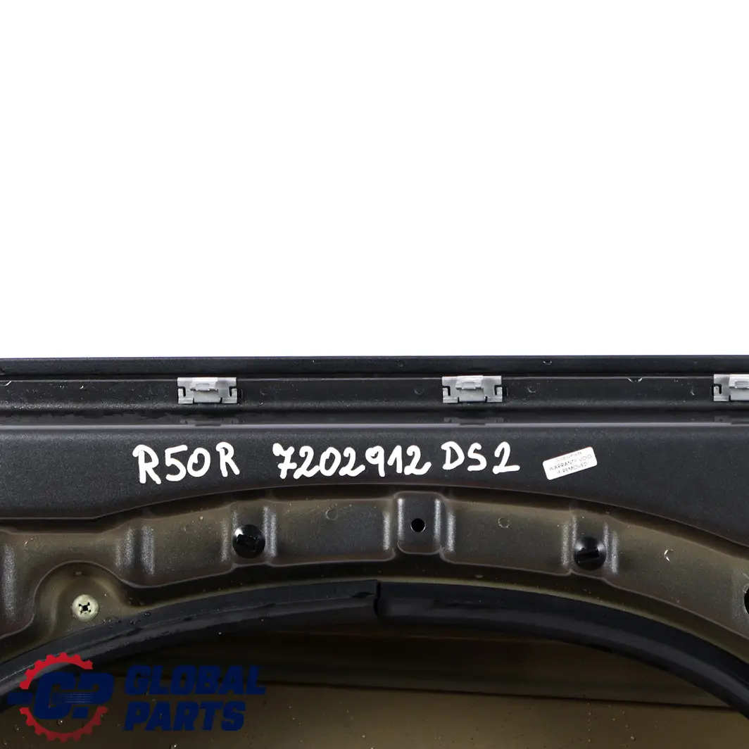 Front Right Door O/S Dark Silver Metallic - 871 to Mini Cooper R50 R52 R53 2 with Part number 7202912 Mini Cooper R50 R52 R53 2 Front Right Door O/S Dark Silver Metallic - 871 - SKU 7202912-DS2 - Part number 7202912