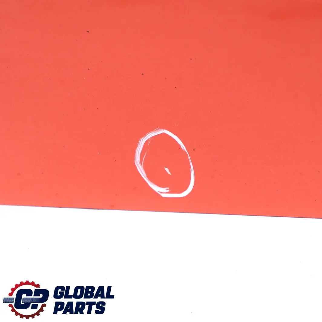 Door Front Right O/S Hot Orange Metallic - A26 to Mini Cooper One 1 R50 R52 R53 with Part number 7202912 Mini Cooper One 1 R50 R52 R53 Door Front Right O/S Hot Orange Metallic - A26 - SKU 7202912-HOT - Part number 7202912