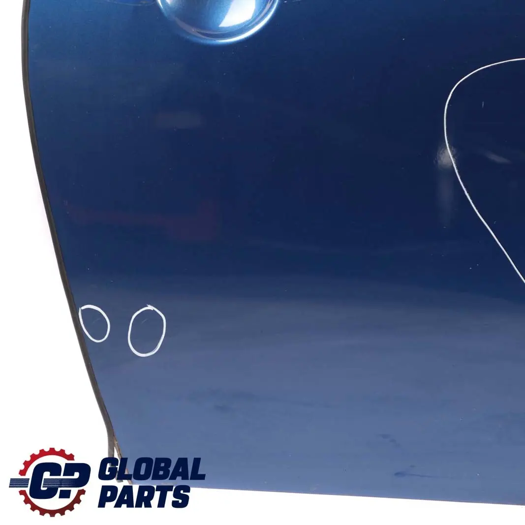 Front Right Door O/S Lightning Blue Metallic - A63 to Mini Cooper R50 R52 R53 with Part number 7202912 Mini Cooper R50 R52 R53 Front Right Door O/S Lightning Blue Metallic - A63 - SKU 7202912-LB - Part number 7202912