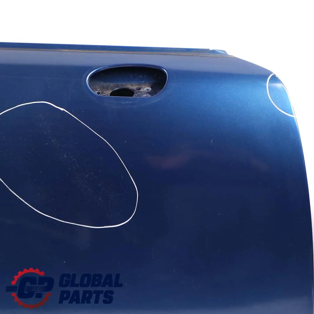 Front Right Door O/S Lightning Blue Metallic - A63 to Mini Cooper R50 R52 R53 with Part number 7202912 Mini Cooper R50 R52 R53 Front Right Door O/S Lightning Blue Metallic - A63 - SKU 7202912-LB - Part number 7202912