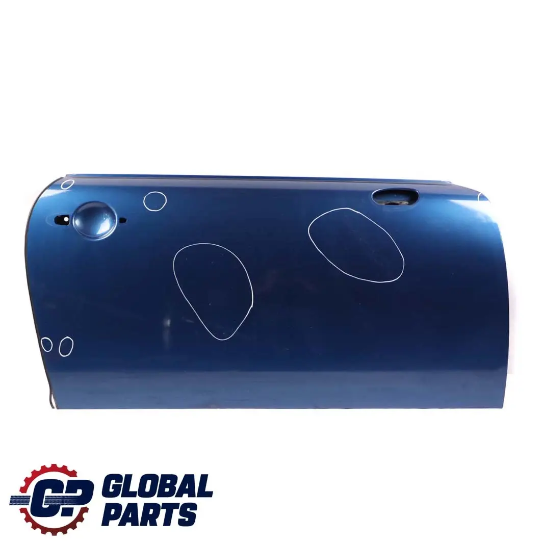 Front Right Door O/S Lightning Blue Metallic - A63 to Mini Cooper R50 R52 R53 with Part number 7202912 Mini Cooper R50 R52 R53 Front Right Door O/S Lightning Blue Metallic - A63 - SKU 7202912-LB - Part number 7202912