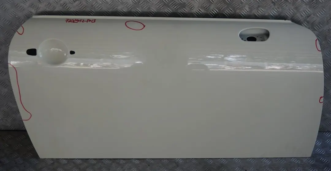 Mini Cooper R50 R52 R53 3 TĂĽr Vorne Rechts Pepper White Weiss - 850 - SKU 7202912-PW3 - Teilenummer 7202912